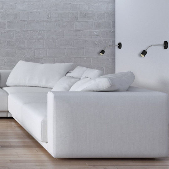 Eko Light Modern Leuchte Wand mit Fassung GU10 Schwarz