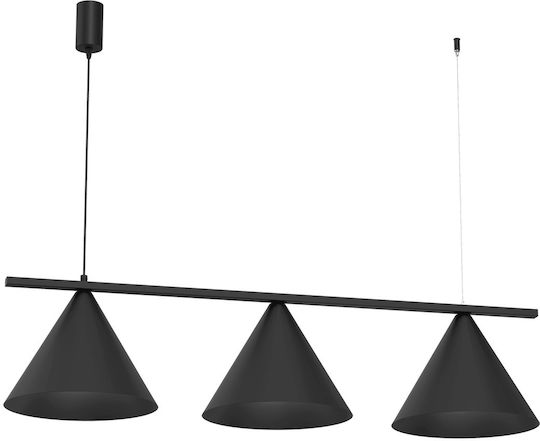 Eko Light Κρεμαστό Φωτιστικό Μαύρο με Ντουί GX53