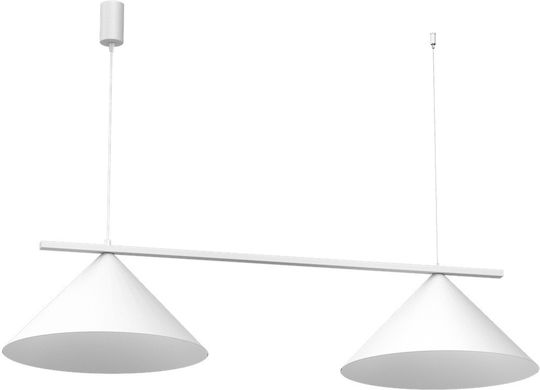 Eko Light Lustră Alb cu Dulie null