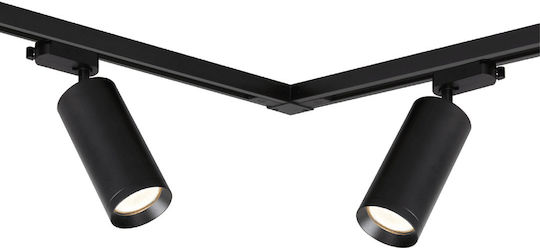 Eko Light Spot cu 4 Lumini și cu Soclu GU10 în Culoare Negru