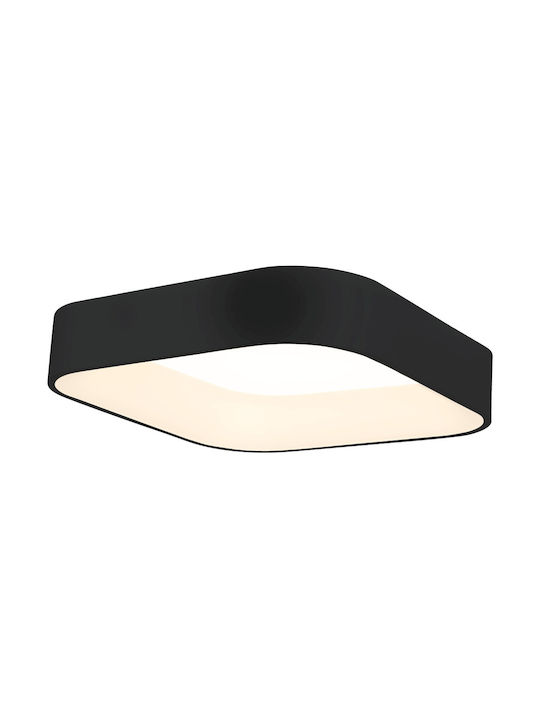 Eko Light Ceiling Mount Light Black with Integrated LED