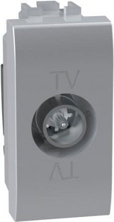 Bticino Aluminum Element TV Antenna Socket Aerial in Gray color NT4202P14N