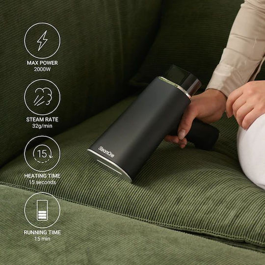 SteamOne James 2 Aparat de călcat cu abur pentru haine de Mână 2000W cu rezervor 150ml Negru