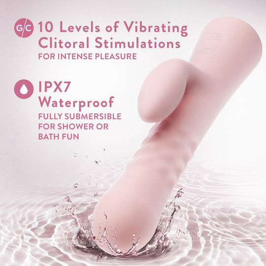 Blush Vibrator Kaninchen 10cm Rosa