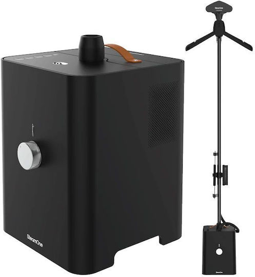 Steamcube Ατμοκαθαριστής Ρούχων Δαπέδου 2900W με Δοχείο 2.5lt Μαύρος