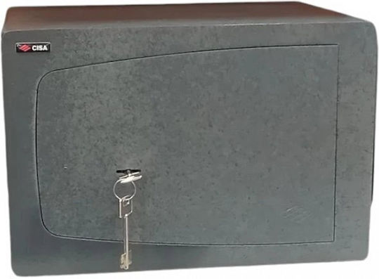 Cisa 8Α050 Χρηματοκιβώτιο με Κλειδί Μ31xΠ25xΥ19cm Βάρους 13.2kg