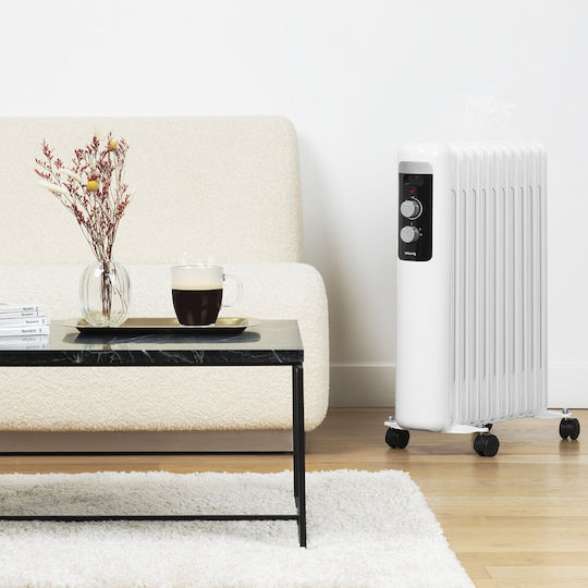 HKoenig WARM110 Radiator cu ulei cu 11 Elemente 2500W