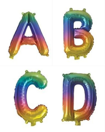 Luftballon Folie Jumbo Buchstabe Κ 86cm