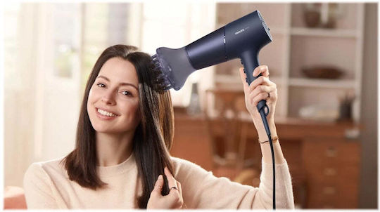 Philips Series 5000 Ionic Haartrockner mit Diffusor 2300W Dark Blue