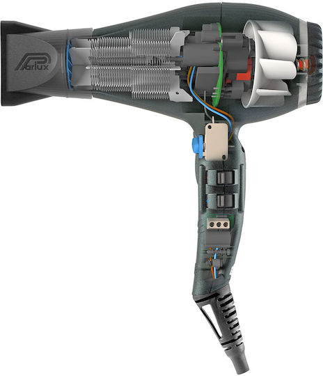 Parlux Digitalyon Magic Sense Ionic Professional Hair Dryer with Diffuser 2400W Charcoal