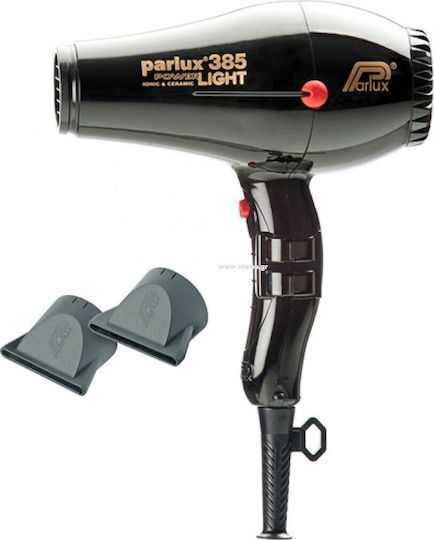 Parlux 385 Power Light Ionic Επαγγελματικό Πιστολάκι Μαλλιών 2150W Black