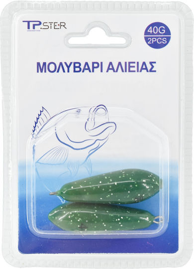 Tpster Βαριδιο Ψαρεματος Πλαστικη Επιστρωση 30g 2pcs 37322