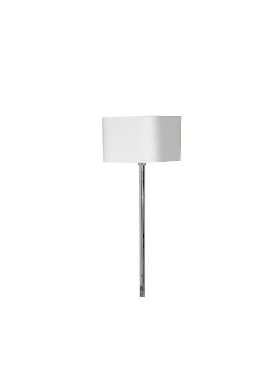 Eko Light Stehleuchte H150cm. mit Fassung für Lampe E27 Weiß