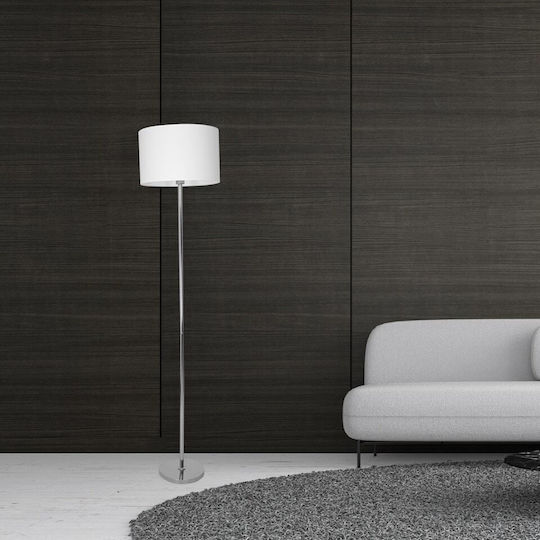 Eko Light Stehleuchte H155cm. mit Fassung für Lampe E27 Weiß