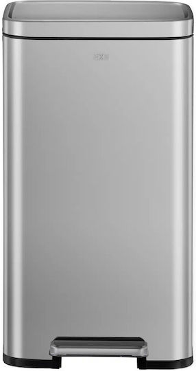 Eko Madison Waste Bin Waste made of Stainless Steel with Pedal Silver 30lt 1pcs