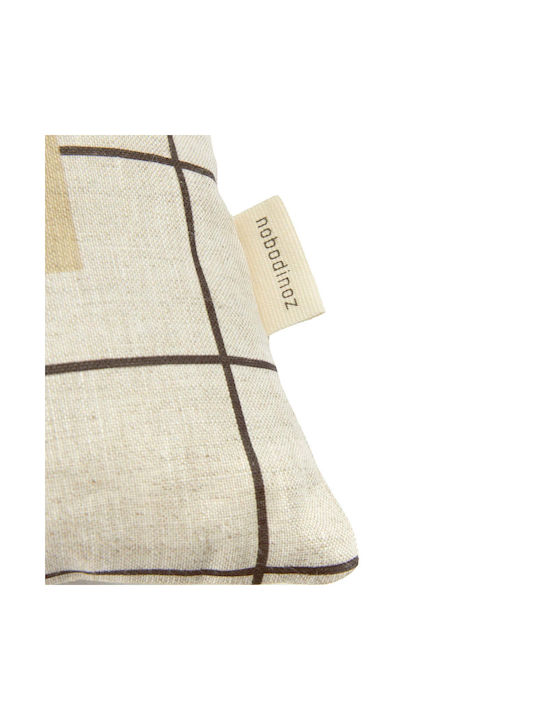 Vibes Rechteckiges Kissen Schwarzes Gitter Home 33x22 S