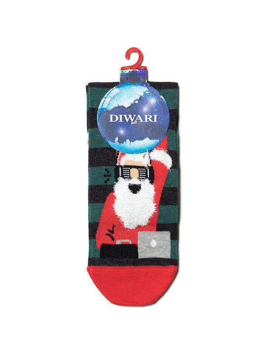 Funny Christmas Socks "santa Party" Design Diwari 441 Funny Christmas Socks "santa Party" Design Diwari 441