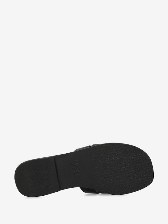 Flache Sandalen für Damen in Schwarz Farbe MI001606351W-01