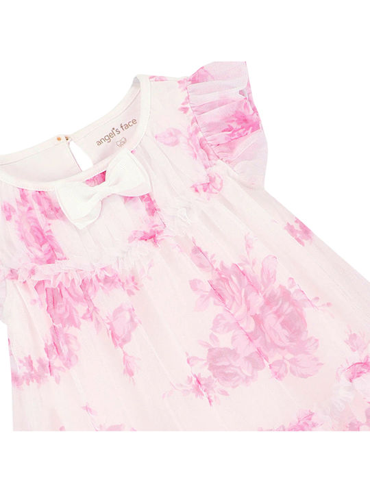 Mädchenkleid Tüll Snowdrop/Rosa