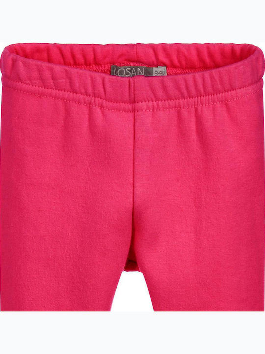 Kinderleggings Lang Fuchsie