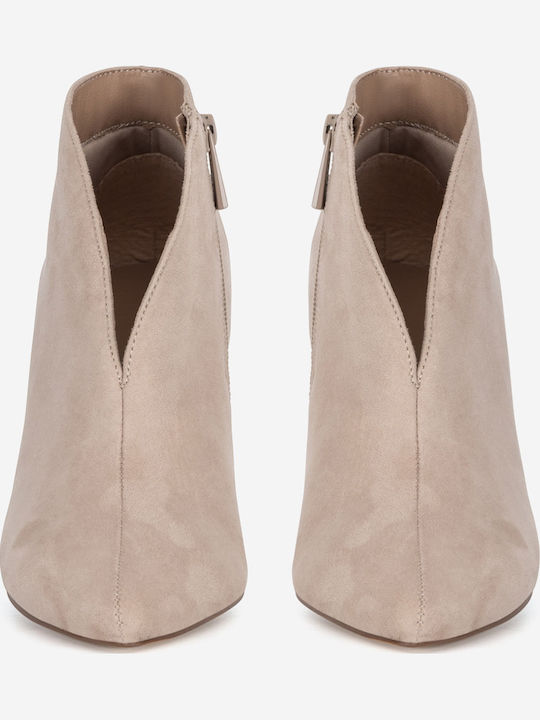 Stiefeletten Damen Beige