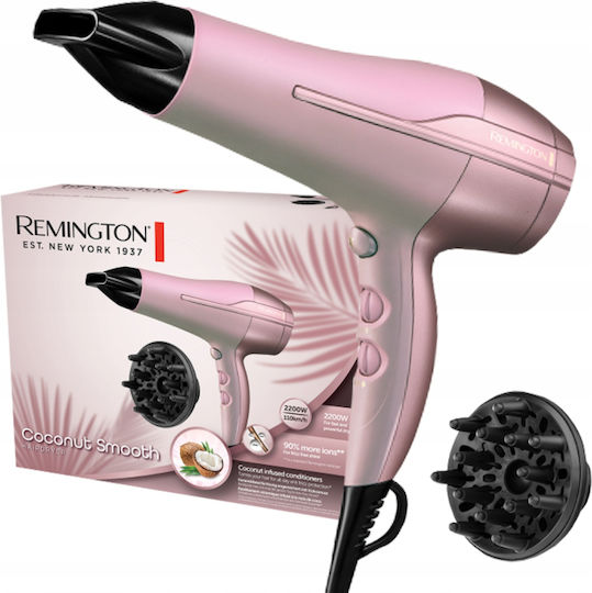 Remington Coconut Smooth Πιστολάκι Μαλλιών 2200W