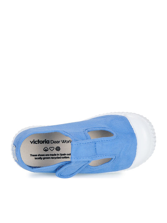 Παιδικές Μπαλαρίνες mit Bügel- und Schleifenverschluss Blau