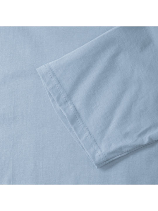 Russell Europe Ανδρικό Διαφημιστικό T-shirt Κοντομάνικο Mineral Blue