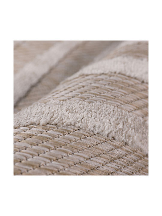 Beauty Home Sahara Art 9970 Modern Wicker Bedroom Rugs Set Beige 9970-ΣΕΤ 3pcs
