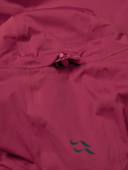 Geacă Softshell De Iarnă Waterproof și Cu Protecție Împotriva Vântului Oxblood Roșu