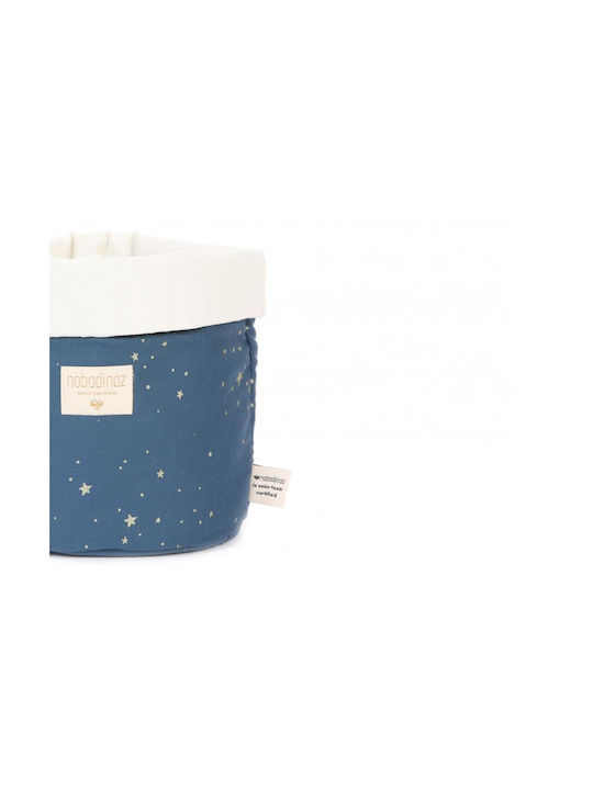 Small Basket Panda Gold Stella Night Blue Nobodinoz