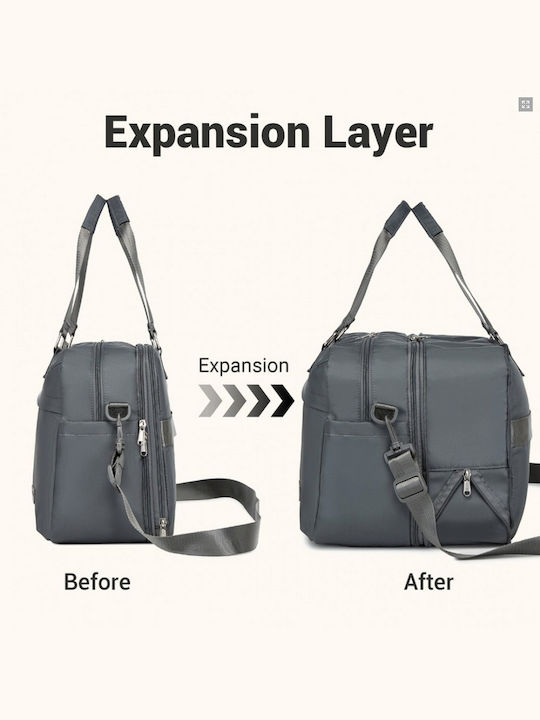 Miss Lulu Bag for 15.6" Laptop Gray TVK2430-GY