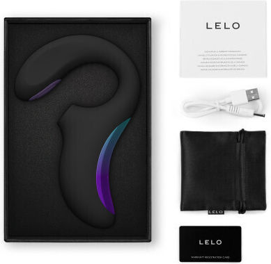 Lelo Enigma Doppelter Vibrator 18,3cm Schwarzer