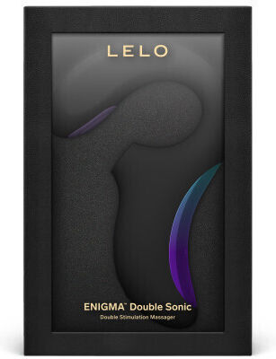 Lelo Enigma Doppelter Vibrator 18,3cm Schwarzer