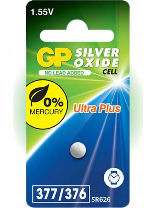 Genius Pack 377f Μπαταρία Silver Oxide Ρολογιών SR66 1.55V 1τμχ