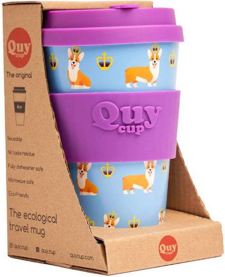 QuyCup Чаша Пластмаса с Капак 400мл