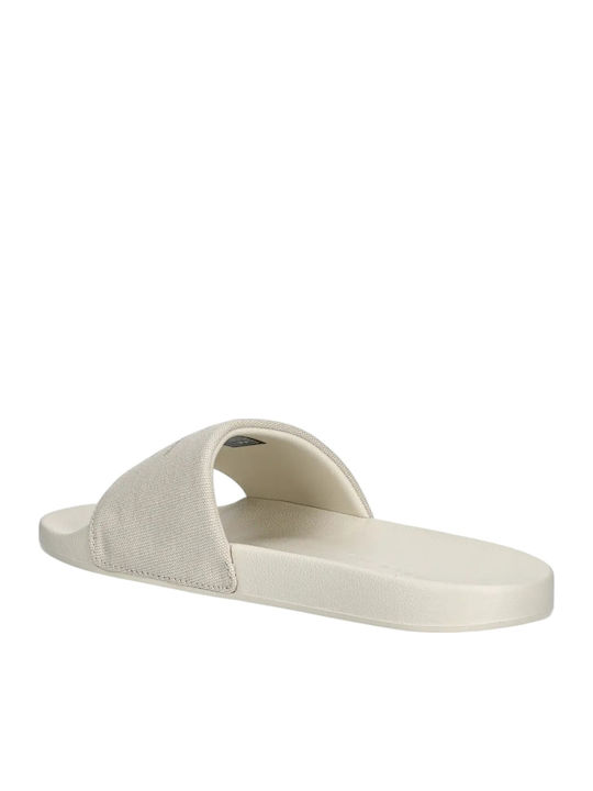 Women's Slides Beige