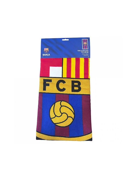 F.C. Barcelona Prosoape de sală de sport Microfibra Multicolor 70x140cm