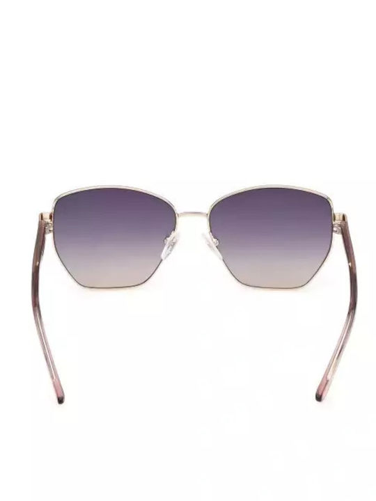Guess Γυναικεία Γυαλιά Ηλίου με Μαύρο Μεταλλικό Σκελετό και Μωβ Ντεγκραντέ Φακό gu-00102-20b