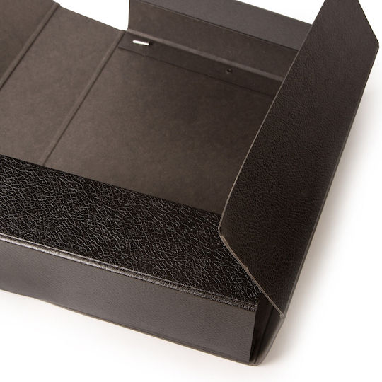Fiber Plastic File Box with Rubber Band 35x25cm