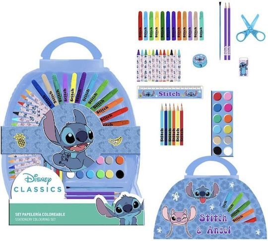 Cerda Stitch Colouring Set in Case 58x41cm 50 Pieces