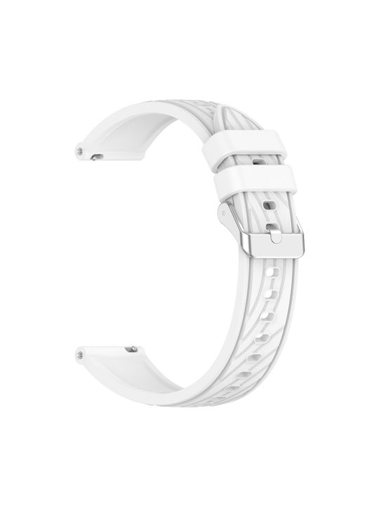 Stripe Texture Λουράκι Λευκό (Xiaomi Watch S1 Active) Stripe Texture Λουράκι Λευκό (Xiaomi Watch S1 Active)