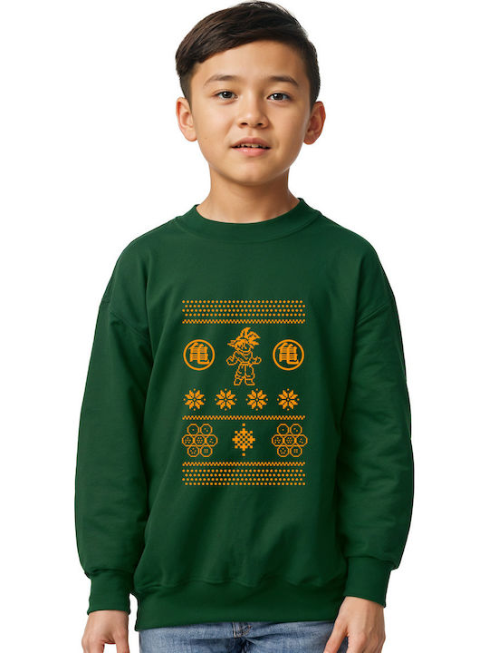 Παιδικό Φούτερ Dragon ball Forest Green