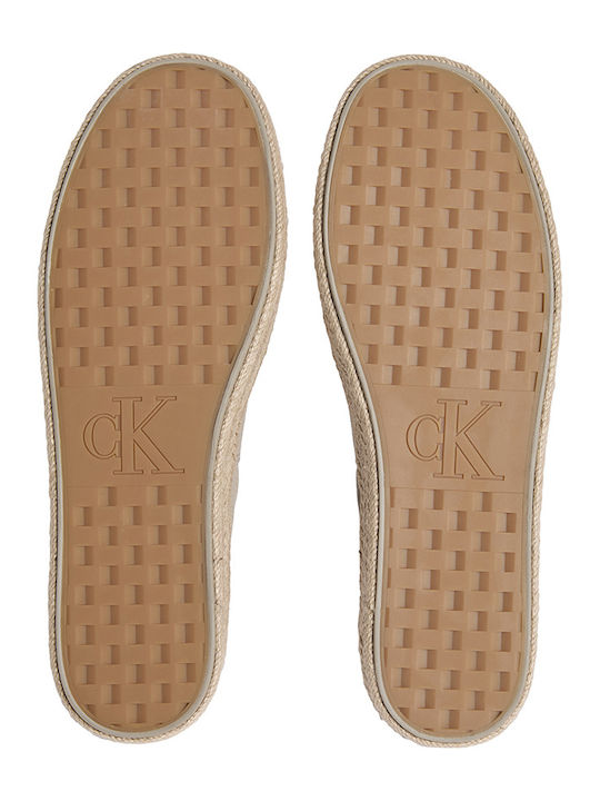 Fabric Men's Espadrilles in Gray Color