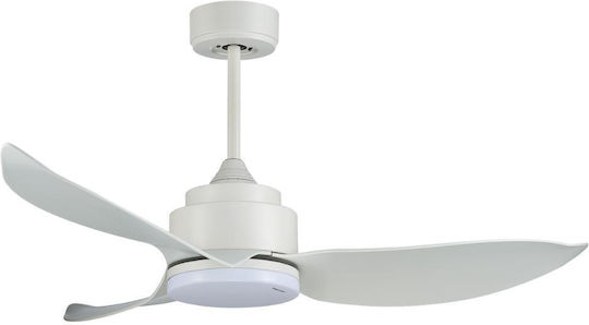 Telemax Levantes 46-YJ356 Ceiling Fan 117cm With White Light Fixture