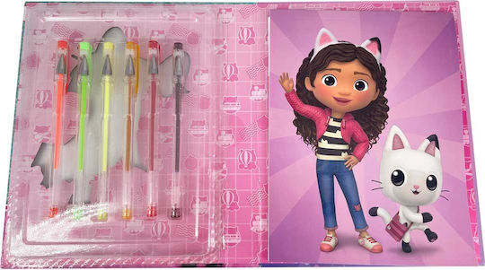 Kids Licensing Dollhouse Set de Papetărie pentru Copii cu Caiet de Notițe