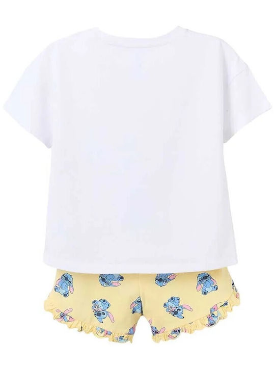 Set pentru copii cu șorturi Vară 2buc White