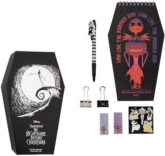 Cerda Disney Christmas Nightmare Kids Stationery Set Before Christmas 7 Pieces