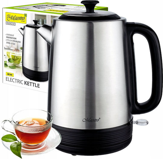 Maestro Fierbător 1.7lt 2200W Argintiu