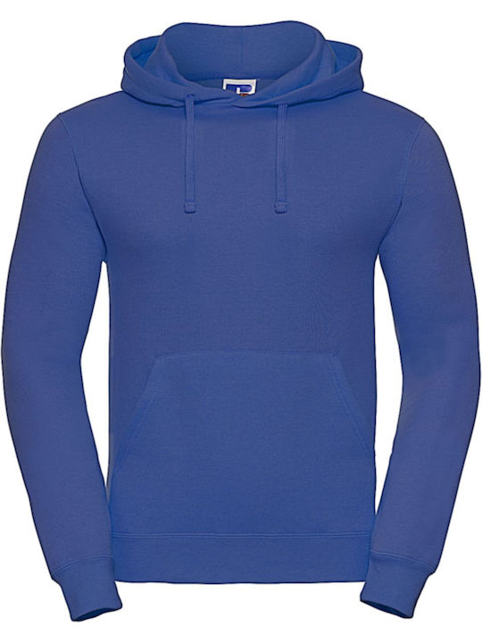 Russell Europe Мъжко Рекламна тениска Дълъг ръкав White, Bright Royal